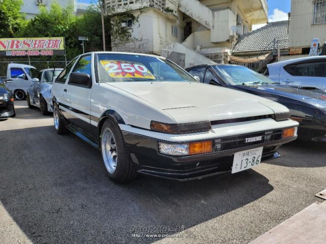 トヨタ スプリンタートレノ GT-V ロンシャンアルミ 板金塗装済み・1986