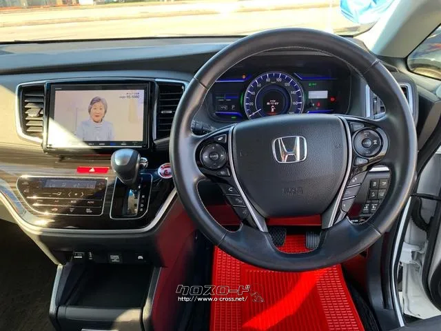 ●本革巻き、テレスコピック&チルトステアリング ホンダ オデッセイ