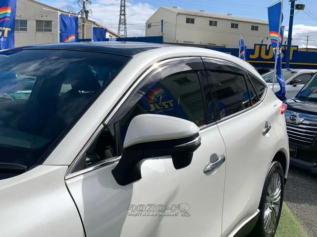 フロントドアグリーンガラス トヨタ ハリアー