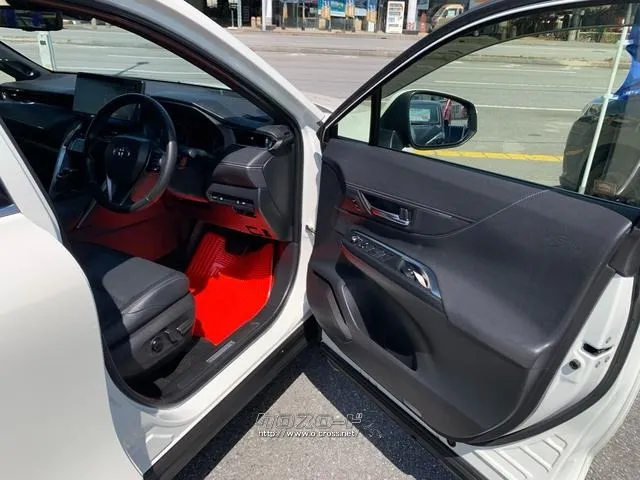 ドアスカッフプレート(フロント)ステンレスオーナメント付 トヨタ ハリアー