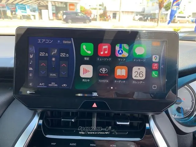 JBL12.3インチHDディスプレイ、TV(フルセグ)、USB入力 トヨタ ハリアー