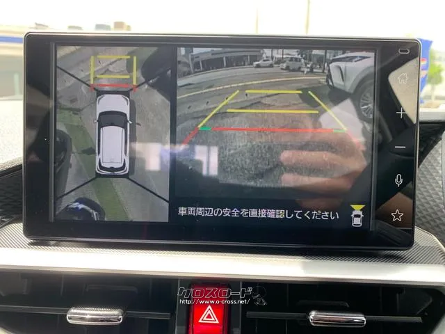 パノラミックビュー(前後カメラ)+コーナーセンサー(フロント2個/リヤ4個 トヨタ ライズ