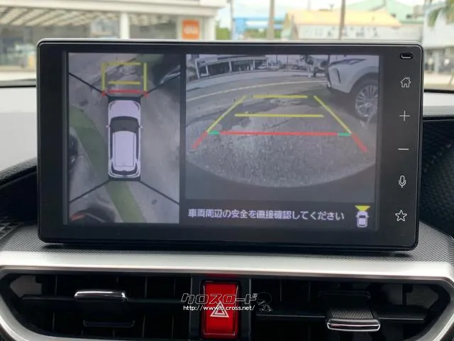 パノラミックビュー(前後カメラ)+コーナーセンサー(フロント2個/リヤ4個 トヨタ ライズ