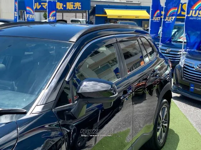 UVカット機能付フロントドアグリーンガラス・ドアバイザー付き♪ トヨタ カローラクロス