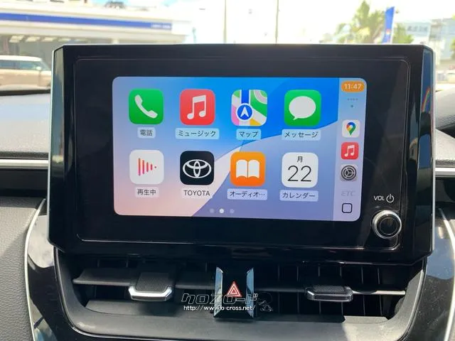 8インチHDディスプレイ、TV(フルセグ)、USB トヨタ カローラクロス