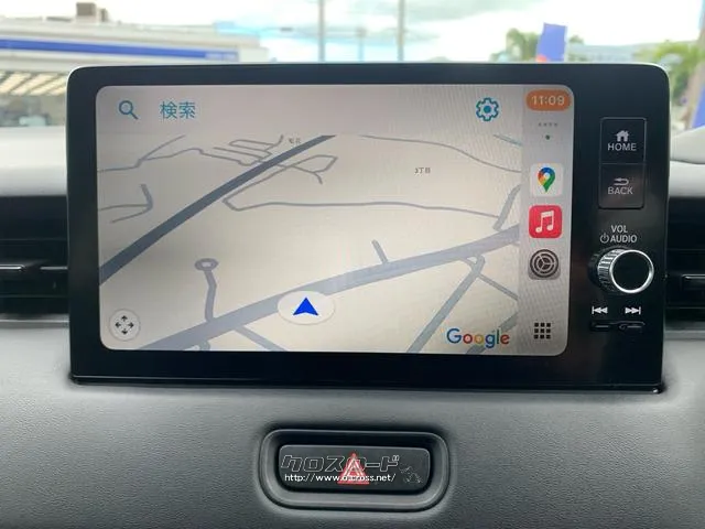 9インチ大型タッチディスプレイ・Honda CONNECT対応・AppleCarPlay・AndroidAuto・Bluetoothオーディオ/ハンズフリー通話対応・フルセグ地デジTV対応 ホンダ ヴェゼル