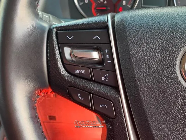 ステアリングスイッチ(オーディオ+マルチインフォメーションディスプレイ+音声認識+ハンズフリー+車間距離切替+レーントレーシングアシスト) トヨタ アルファード