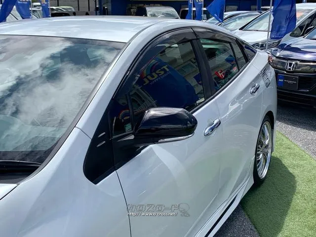 フロントドアグリーンガラス、スーパーUVカット機能付・撥水機能付 トヨタ プリウス