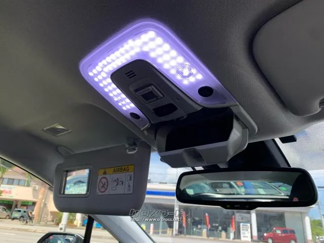 ●運転席・助手席バニティミラー&天井照明付サンバイザー(運転席カードホルダー付)LEDルームランプ トヨタ プリウス