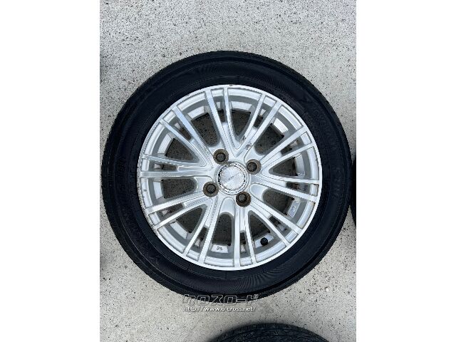ホイール・タイヤ 14インチ 単品売りはしていません。 4本で¥8000円になります。 1本パンク