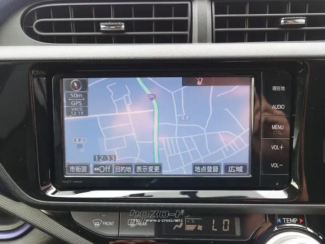 ナビ付き♪旅行やドライブも楽しいひと時!初めての道でも迷うことなくエスコートしてくれます。 トヨタ アクア