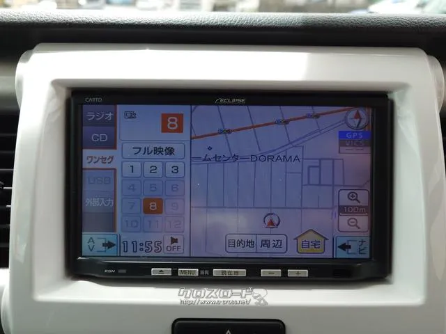 便利なナビ付!旅行やレジャーにと様々なシーンで大活躍!ドライブが楽しくなりますね! マツダ フレアクロスオーバー
