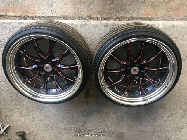 シュバート SC2 SCHWERT シュバート SC2 中古ホイール 4本 8J 19インチ PCD114.3 5穴 +