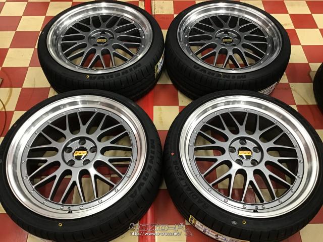 ホイール・タイヤ・19インチBBS風メッシュホイール4本Set新品タイヤ