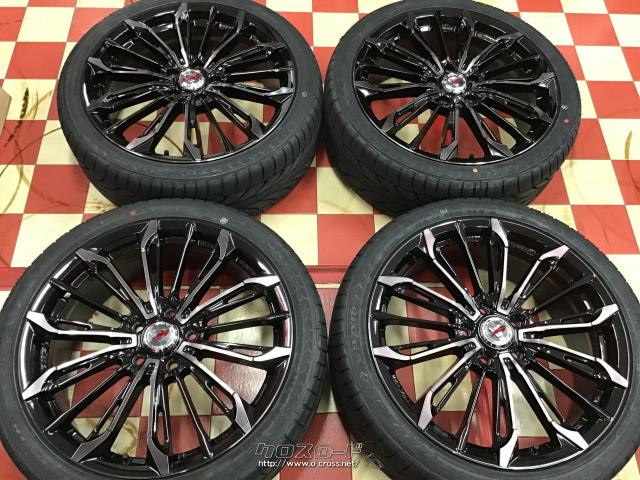 タイヤ・ホイール rara1 ホイール・タイヤ・【美品】19インチ新古RAYSベルサストリアイナ4本