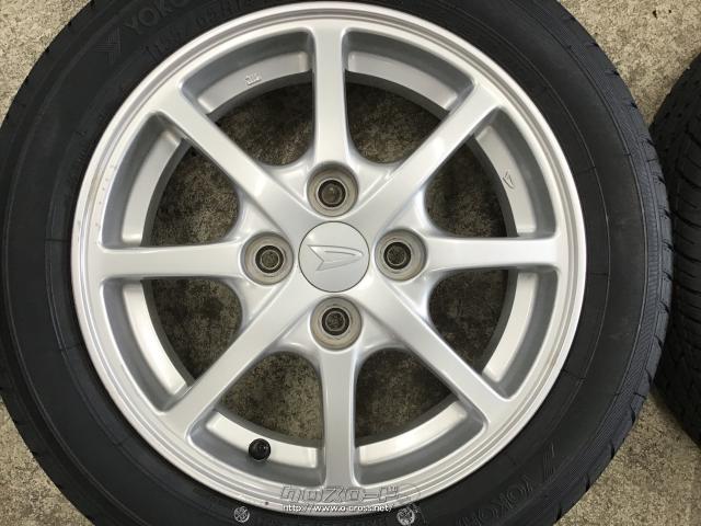 ホイール・タイヤ・14インチ中古ダイハツミライース純正アルミ4本set