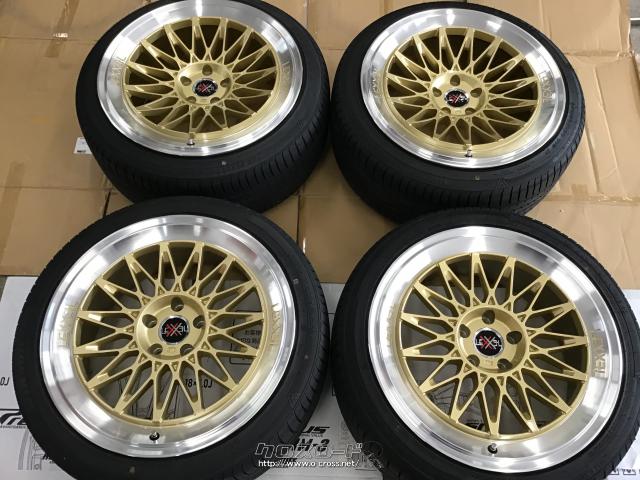 ホイール・タイヤ・20インチ中古レクセルマスターピース4本SET中古