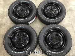 ホイール・タイヤ・14インチ中古スズキ純正スチール4本Set 新品M/T
