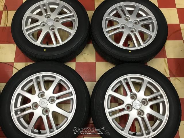 ホイール・タイヤ・14インチ中古ダイハツムーヴ純正アルミ4本Set新品