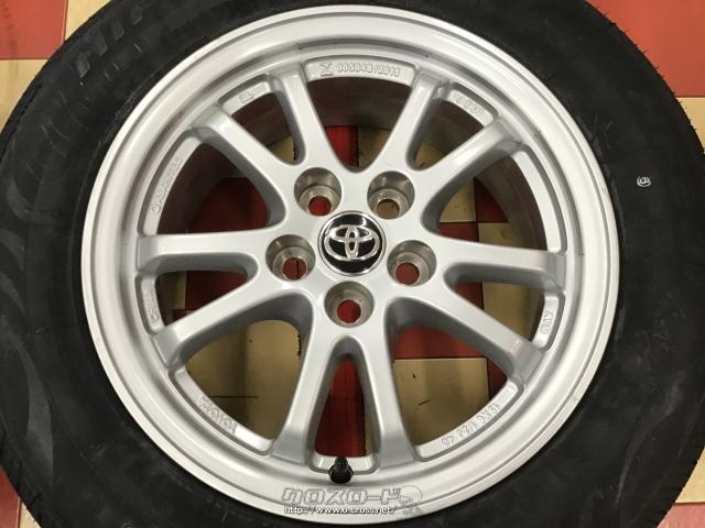 ホイール・タイヤ・15インチ中古50プリウス純正アルミ4本SET新品タイヤ
