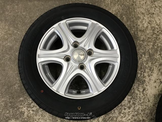 ホイール・タイヤ・13インチ中古シビラXS-6 4本set新品国産タイヤ K64 