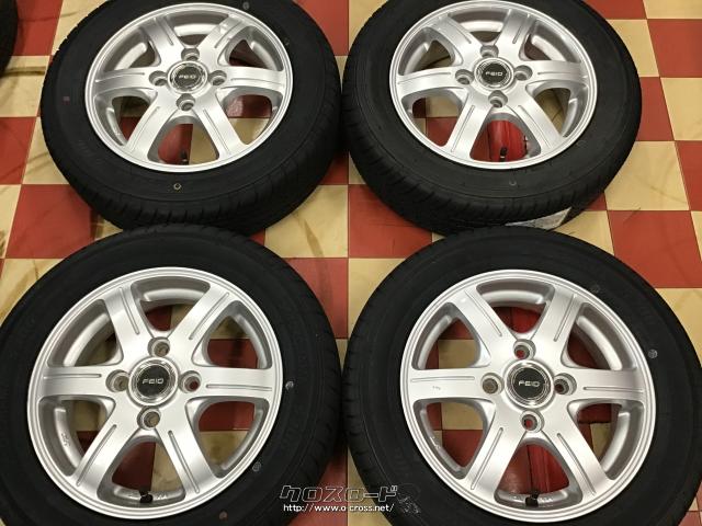 ホイール・タイヤ・13インチ中古FEID G6 4本SET新品タイヤ K66・ご成約 