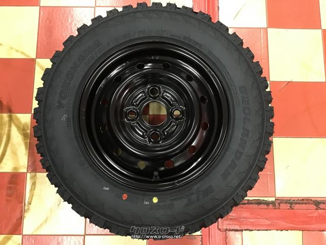 ホイール・タイヤ・12インチ中古エブリィ純正スチール4本set新品国産