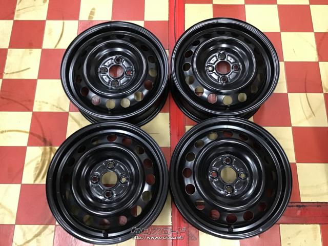 ホイール・【新車外し】15インチ中古ヴィッツ純正スチール4本set j38 