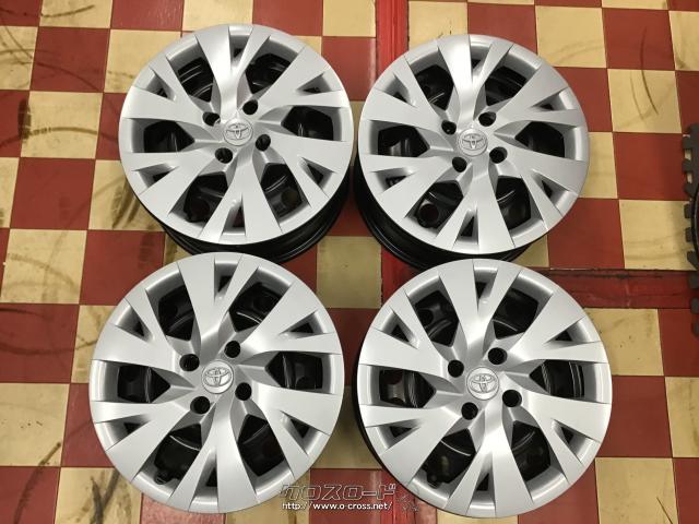 ホイール・【新車外し】15インチ中古ヴィッツ純正スチール4本set j38 