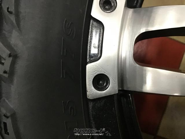 ホイール・タイヤ・15インチ中古マッドクロスウルフ4本SET新品R/T