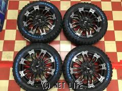 ホイール・タイヤ 15インチ中古マッドクロスウルフ4本SET新品R/Tタイヤ K61