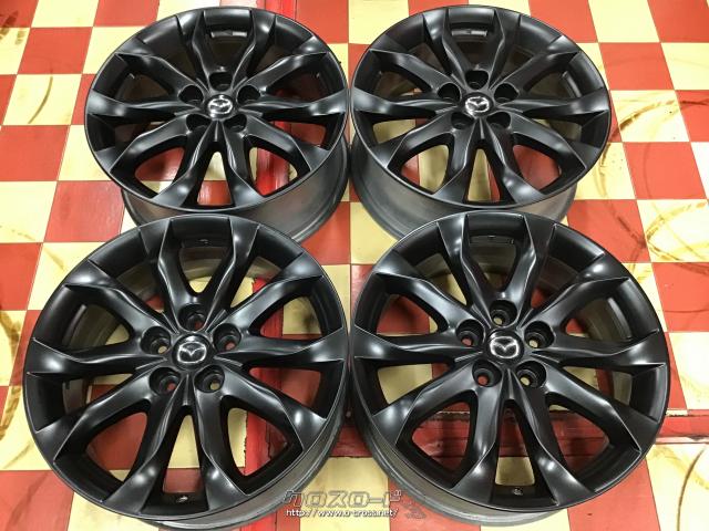 ホイール・18インチ中古(自家塗装品)アクセラ純正アルミ4本set J34・ご 