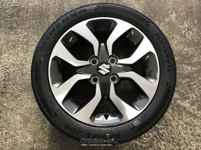 ホイール・タイヤ 15インチ中古ソリオバンディット純正アルミ4本set新品タイヤ K31