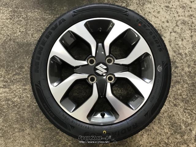 ホイール・タイヤ 15インチ中古ソリオバンディット純正アルミ4本set新品タイヤ K31