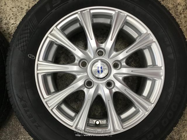 中古15インチ　タイヤホイール GRASS ZX 中古ホイール 4本 6.5J 16インチ PCD114.3 5穴 +38 ハブ73