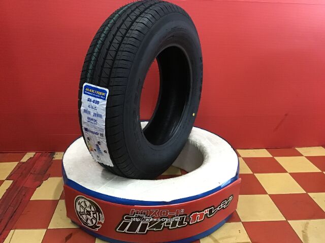 タイヤ・タイヤ 13インチ新品MAXTREK 165R13 8PR 1本×取付工賃込み 