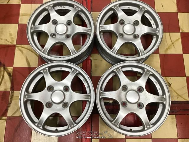 ホイール 14インチ中古カプチーノ後期純正軽量アルミ4本set K49