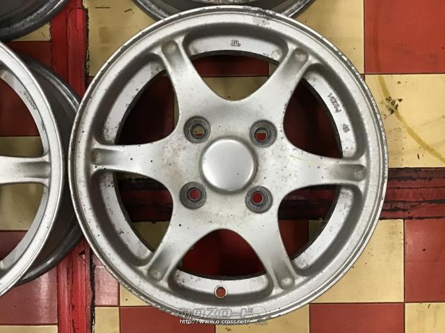 ホイール 14インチ中古カプチーノ後期純正軽量アルミ4本set K49