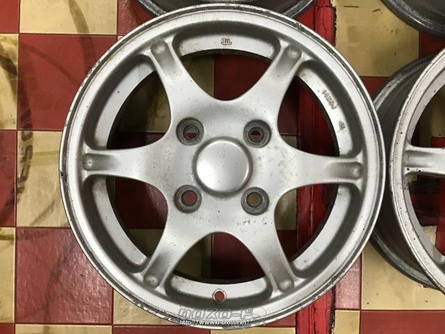 ホイール・14インチ中古カプチーノ後期純正軽量アルミ4本set K49・ご
