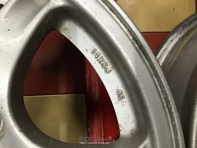 ホイール 14インチ中古カプチーノ後期純正軽量アルミ4本set K49