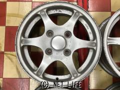 ホイール 14インチ中古カプチーノ後期純正軽量アルミ4本set K49