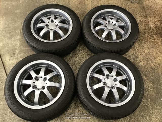 ホイール・タイヤ・15インチ中古フィットシャトル無限NRアルミ4本set