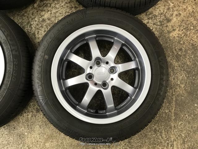 ホイール・タイヤ・15インチ中古フィットシャトル無限NRアルミ4本set