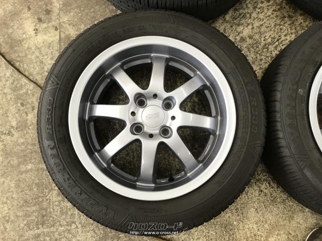 ホイール・タイヤ・15インチ中古フィットシャトル無限NRアルミ4本set