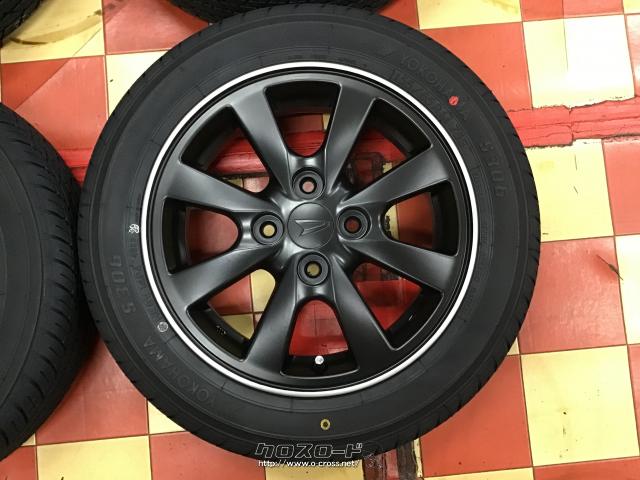 ホイール・タイヤ・14インチ中古塗装品ムーブ純正アルミ4本set新品国産
