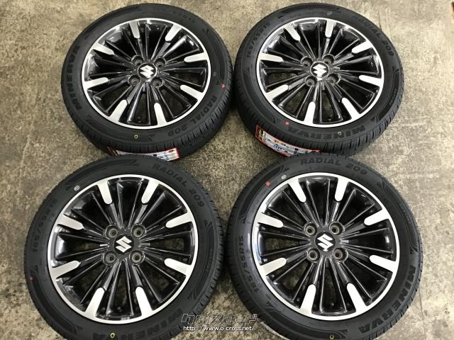 ホイール・タイヤ・15インチ中古スペーシアカスタム純正アルミ4本set
