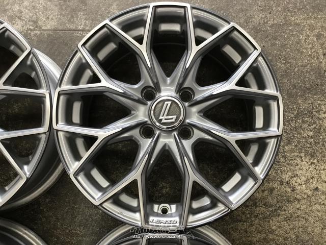 ホイール・15インチ中古中古品レンソSCM4本set J66・ご成約・ホイール