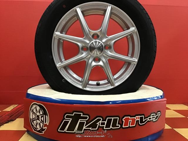 S*i様 TRUCKS ロードサイン 輸入品 希少 レア ガレージ ホイール・タイヤ・14インチ新品ザインEKシルバー4本set新品タイヤ・ご