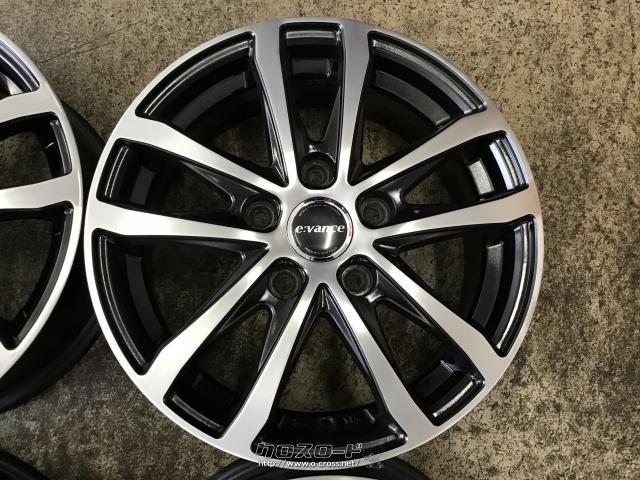 ホイール・15インチ中古エヴァンスHA1 4本set J78・ご成約・ホイール