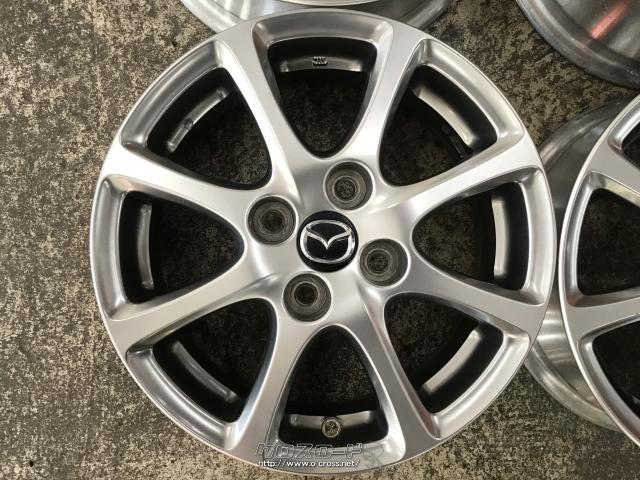 ホイール・14インチ中古デミオ純正アルミ4本Set J31・ご成約・ホイール